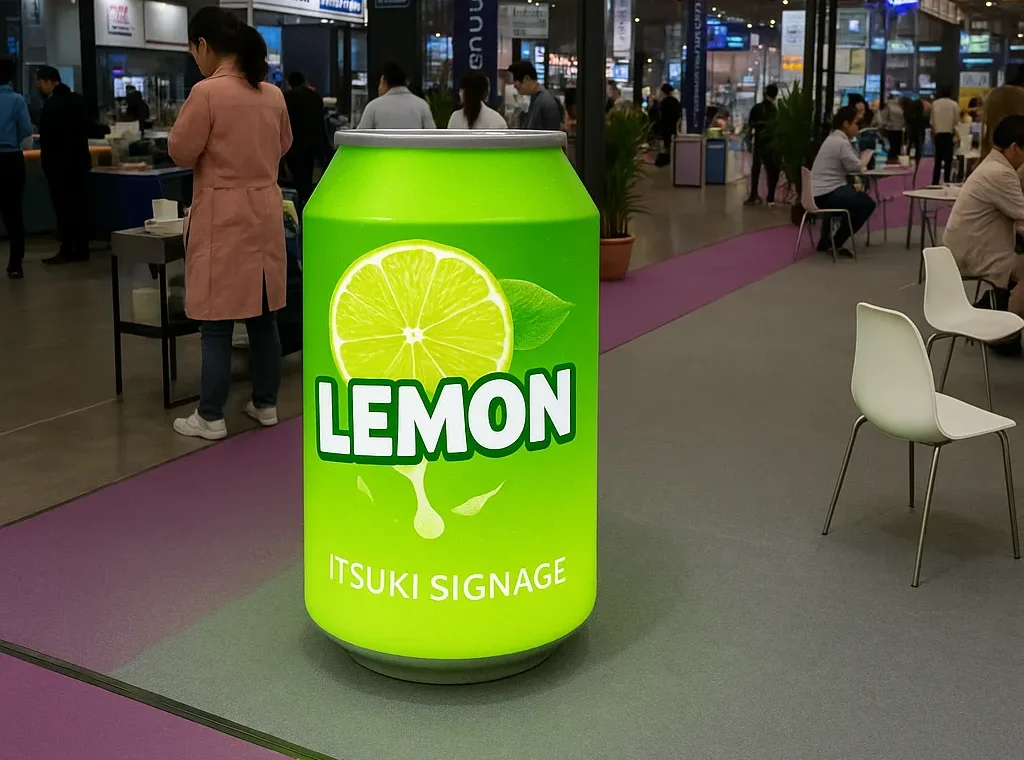 飲料水型のフレシキブルLEDビジョン