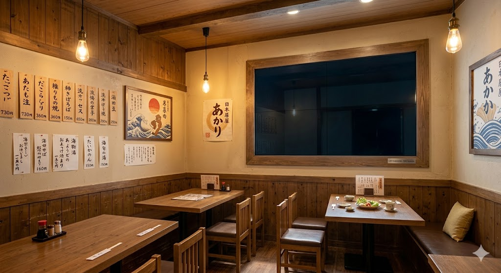 閉鎖的な空間に窓のような開放感を生み出して心地よい空間を作る