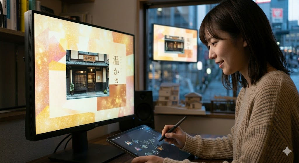 最新の技術を駆使しながらも最後は人の温もりを感じさせる表現を形にする