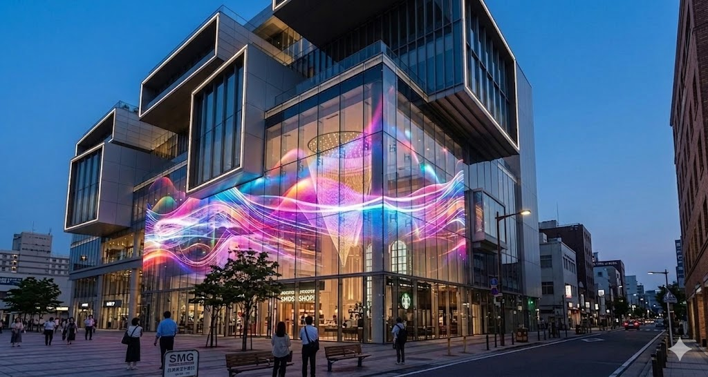 LEDサイネージシートで飲食店の集客やビルの価値を大きく変える